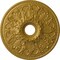 Ekena Millwork Ashley Ceiling Medallion (Fits Canopies up to 4 3/4"), 23 7/8"OD x 4"ID x 2 1/8"P, Pharaohs Gold CM23ASPGS - alternate 1
